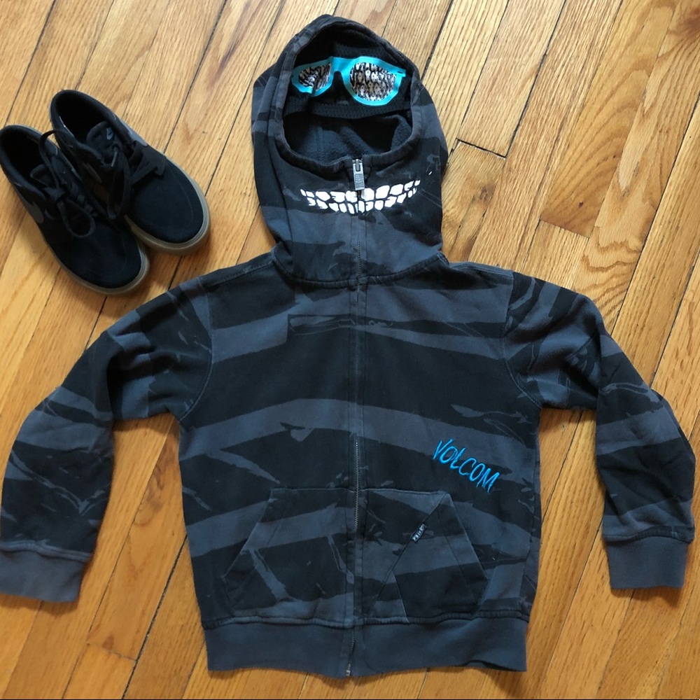 Volcom Little Boys’ Full Zip, Full Face Hoodie